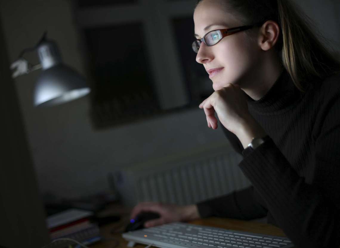 Working late